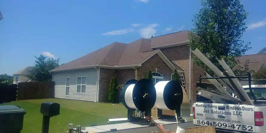 rain gutters in greenville south carolina